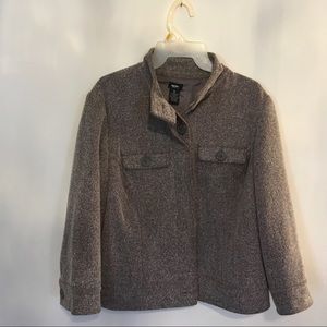 ❤️Sale❤️Brown Tweed Mosschino Jacket Size XL